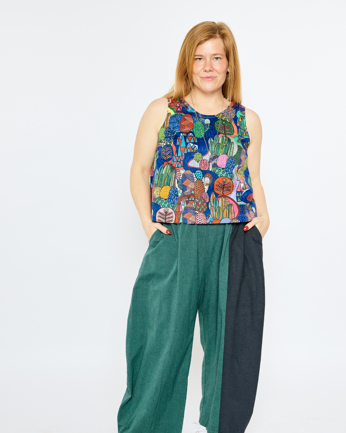Grown-up Cotton Tank - Hinoki