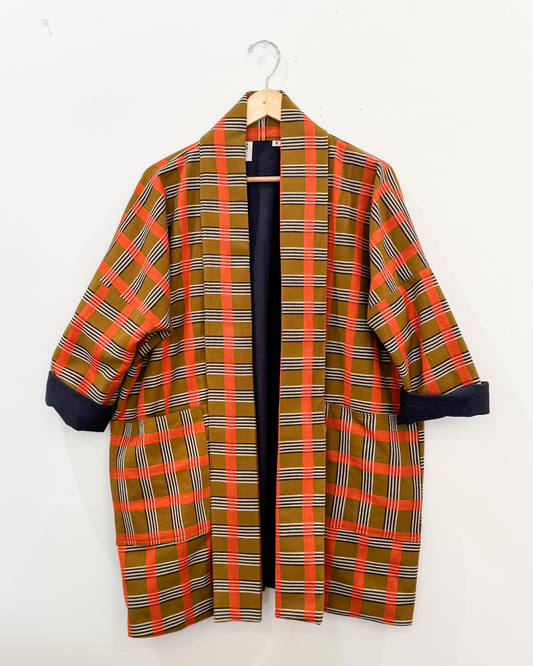 Open Front Cardigan Jacket - Hopscotch