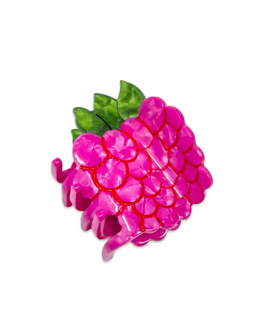 pink raspberry hair clip
