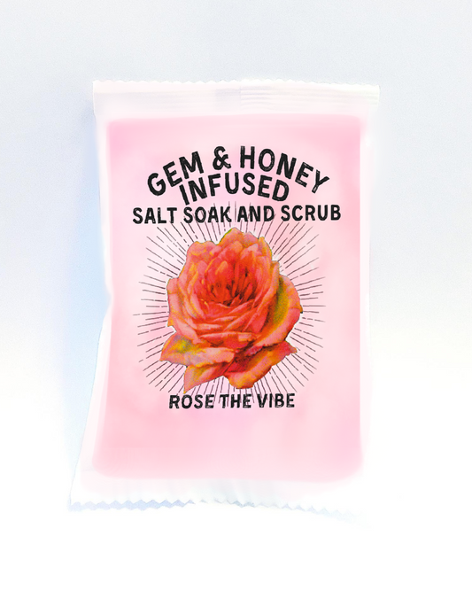 Bath Soak & Body Scrub - Rose the Vibe
