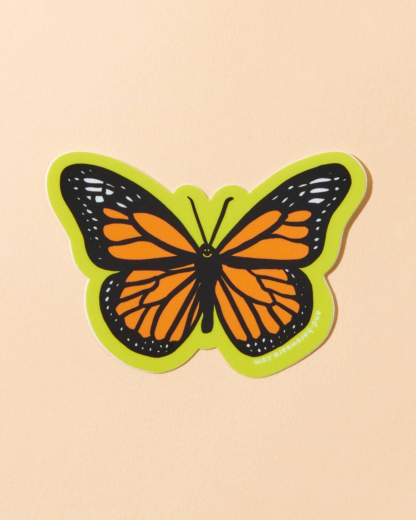 monarch butterly vinyl sticker
