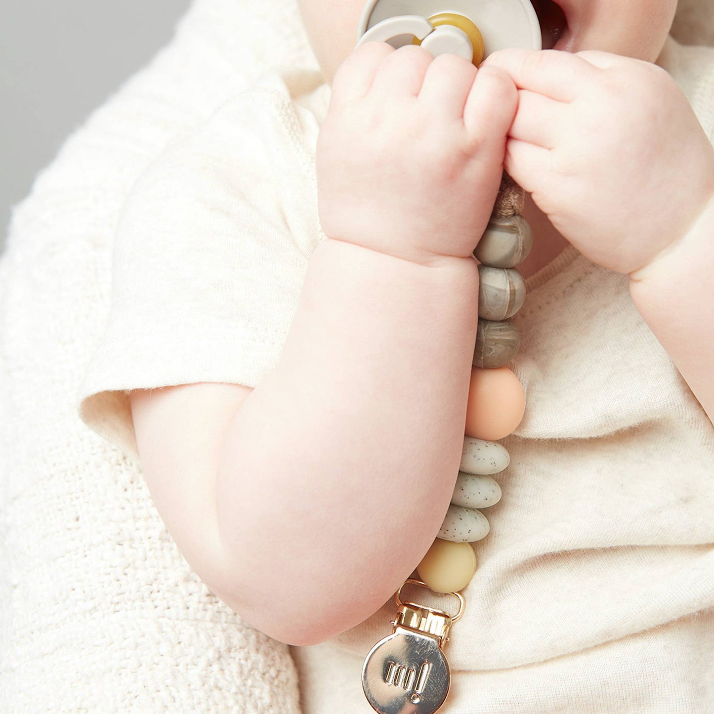 Dandelion Mini Pacifier Clip