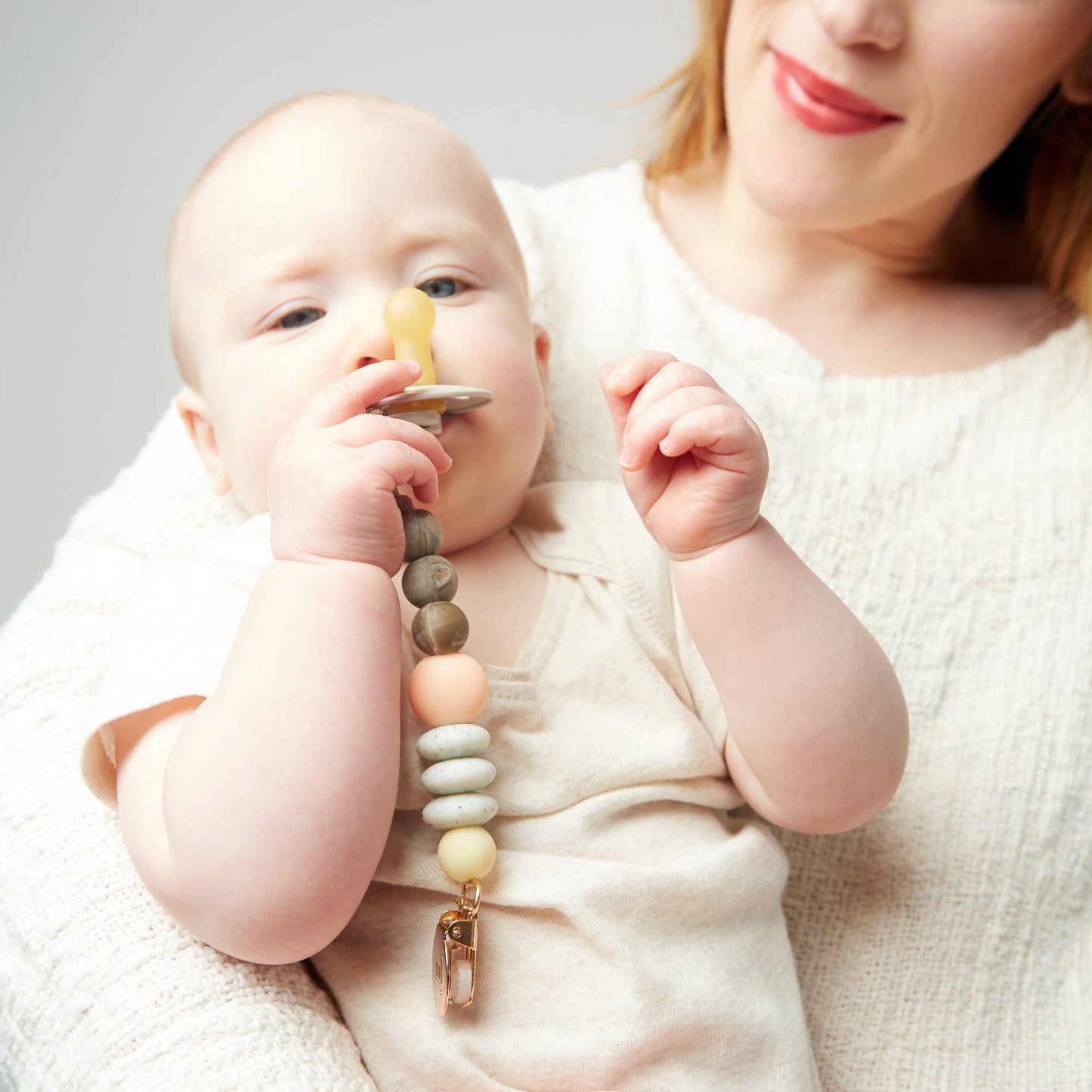 Dandelion Mini Pacifier Clip