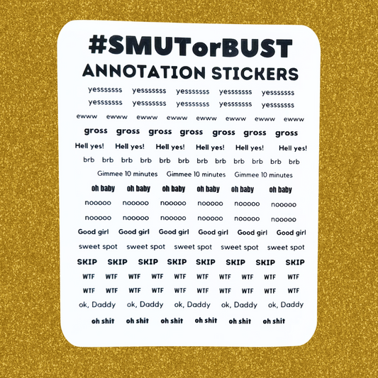Book Annotation Stickers - Words