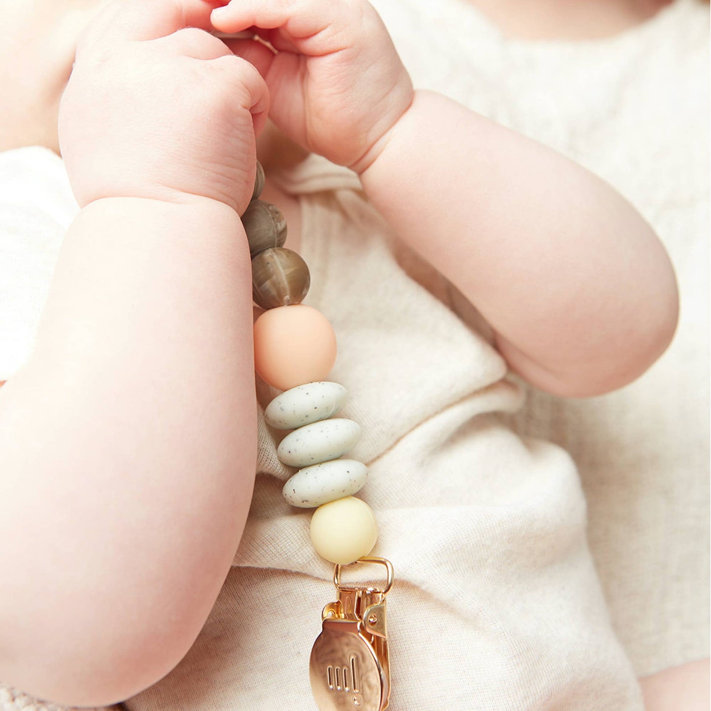 Dandelion Mini Pacifier Clip