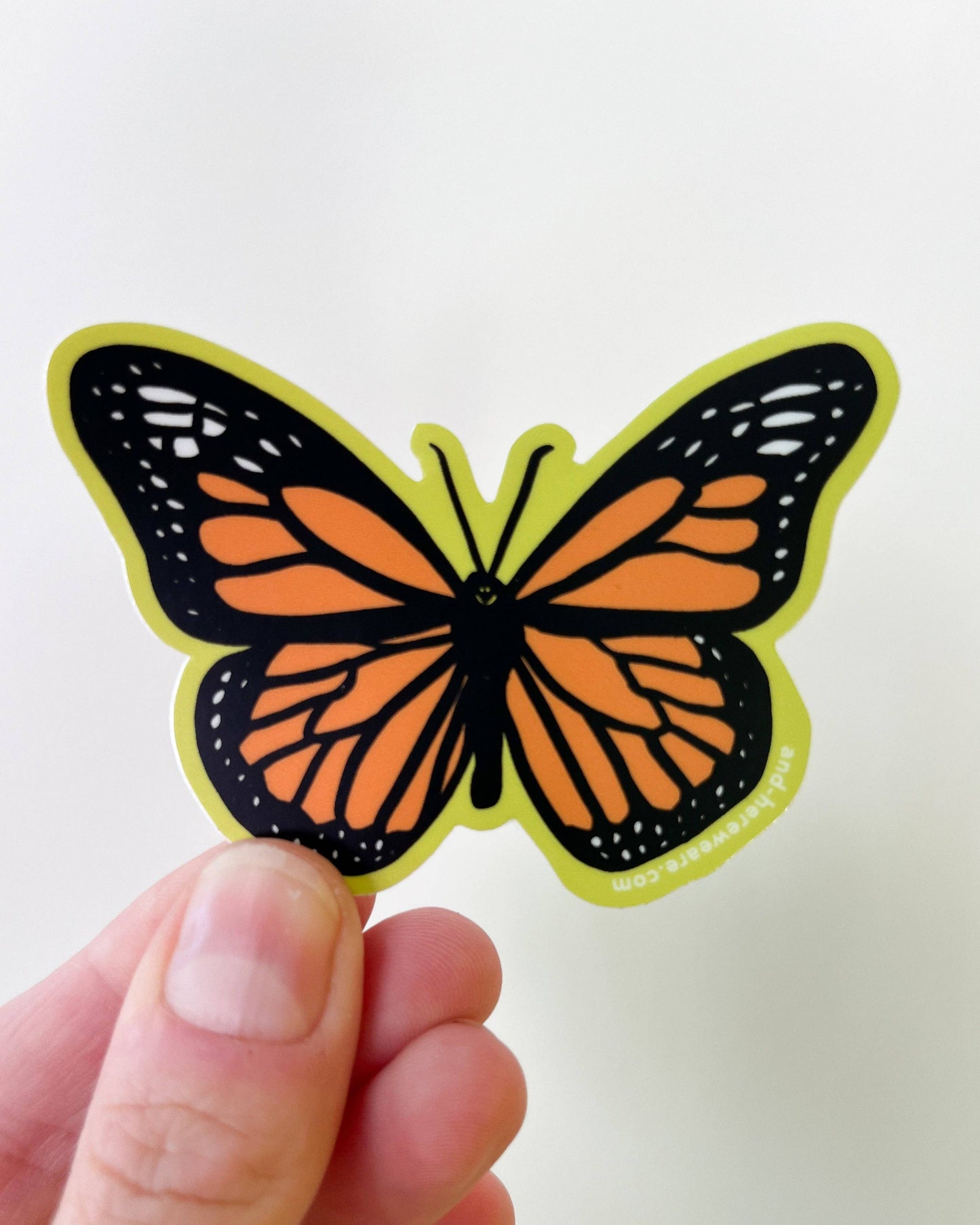 Monarch Butterfly Vinyl Sticker