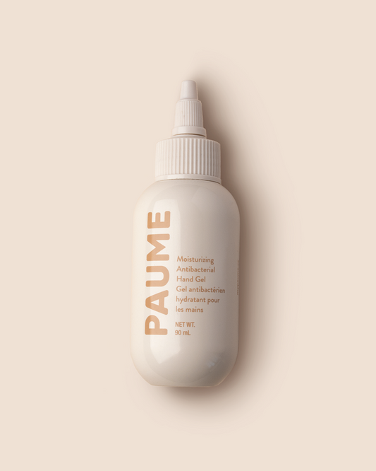 moisturizing hand sanitizer in travel bottle