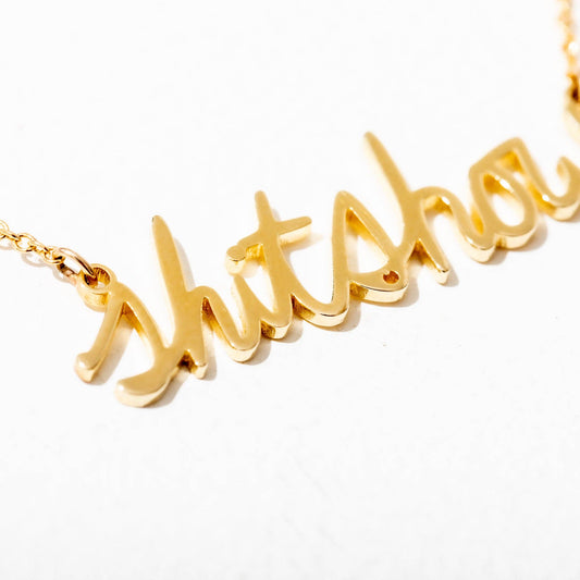 Shit Show Script Necklace