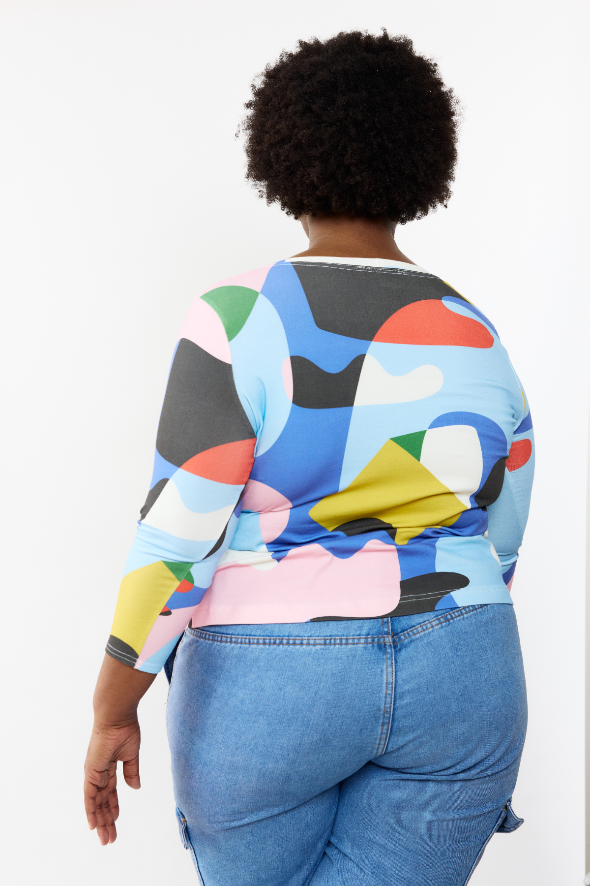 Organic Grown-up Fitted Top - Circus