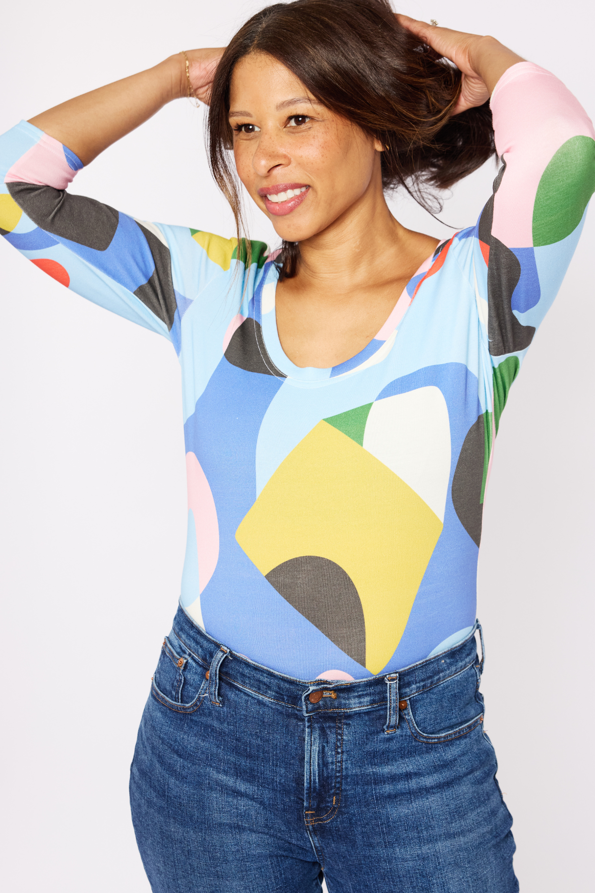 Organic Grown-up Fitted Top - Circus