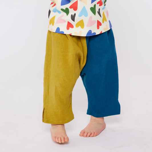 Baby & Kid Play Pants - Colorblock