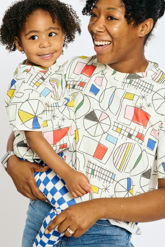 Baby & Kid Organic Boxy Tee - Swiss Fam