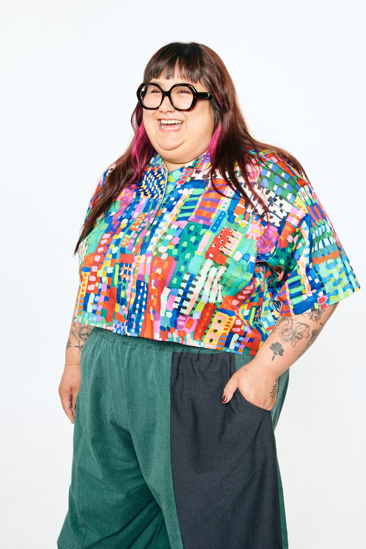 Grown-up Cropped Top - Blooming