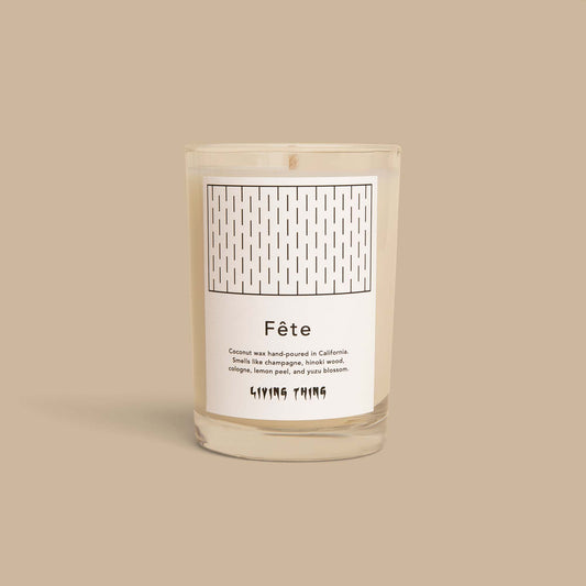 Fête: Champagne + Lemon Peel Candle
