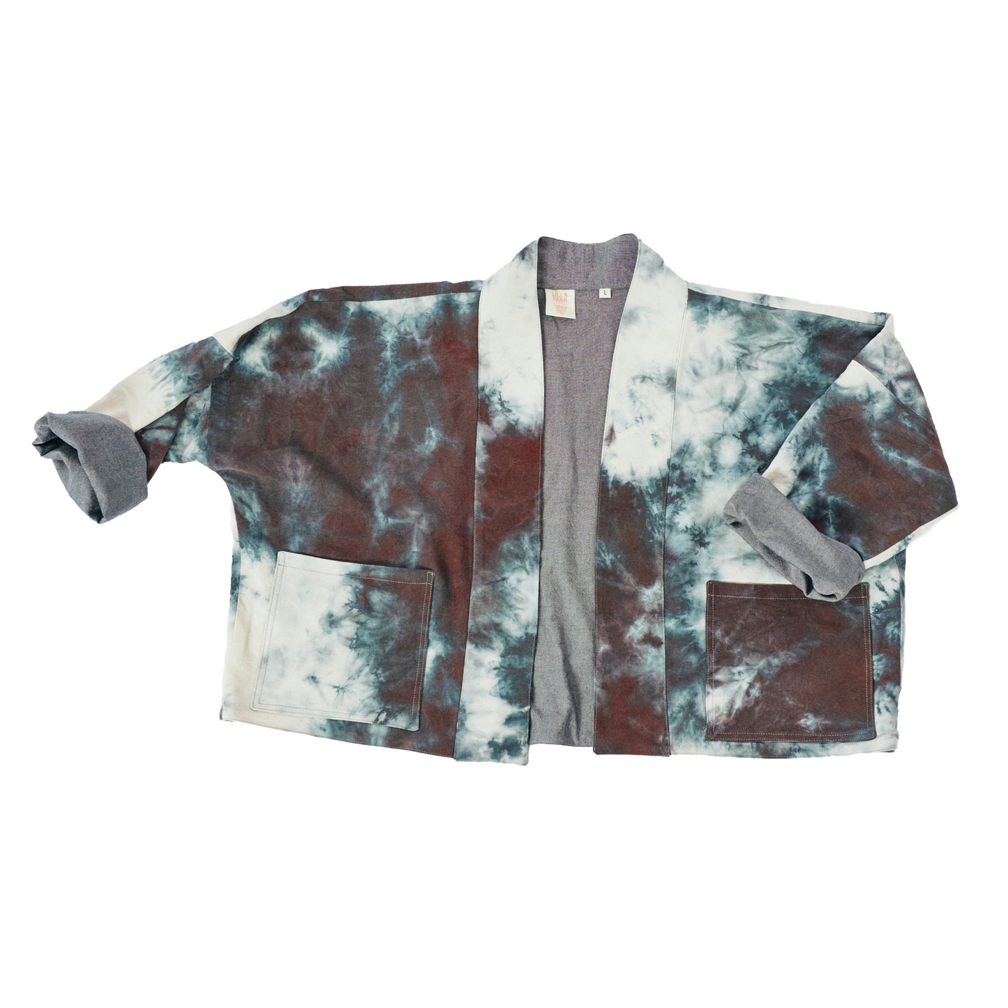 Lake Effect Layer - Raw Silk Geode Jacket