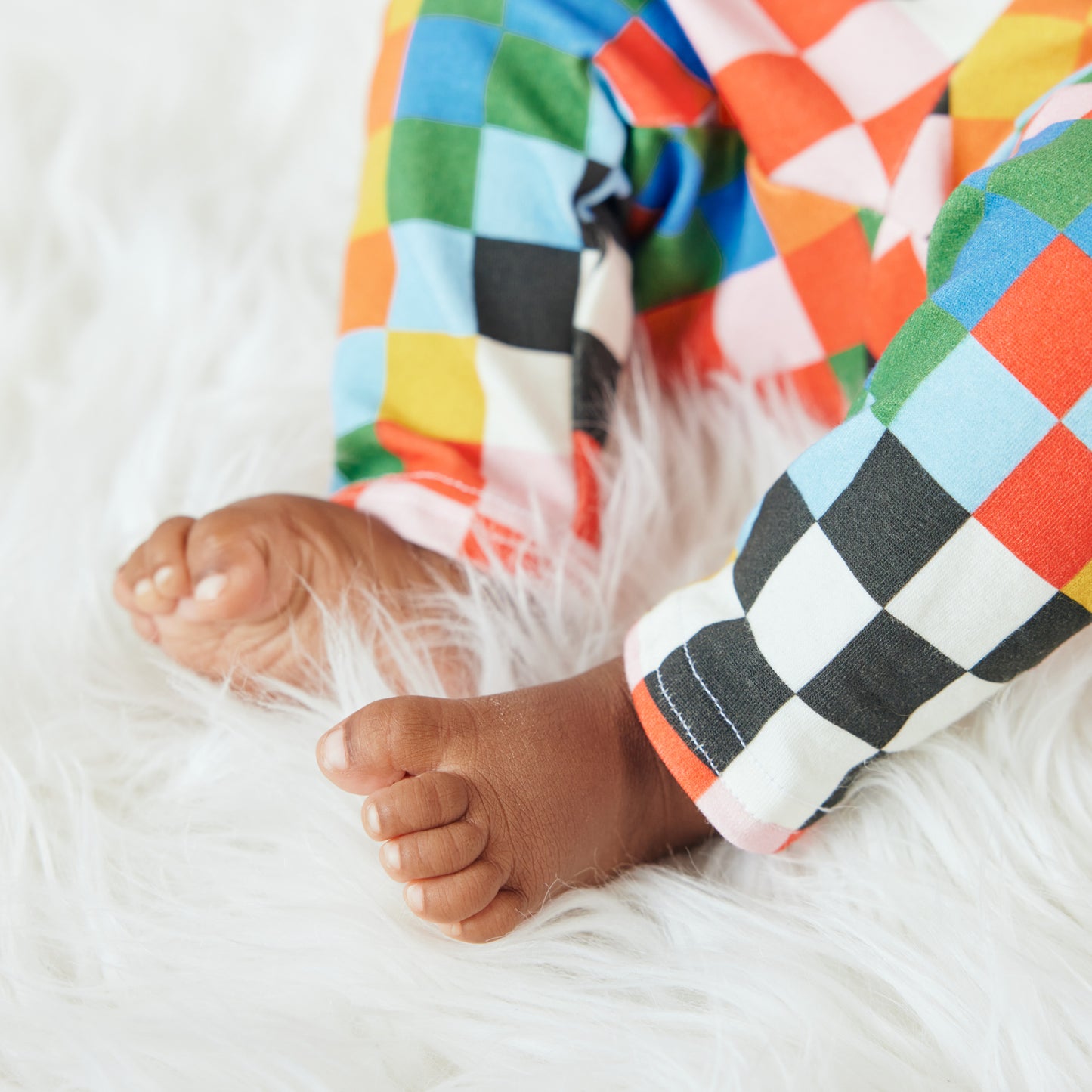 Baby & Kid Organic Leggings - Circus Checkers