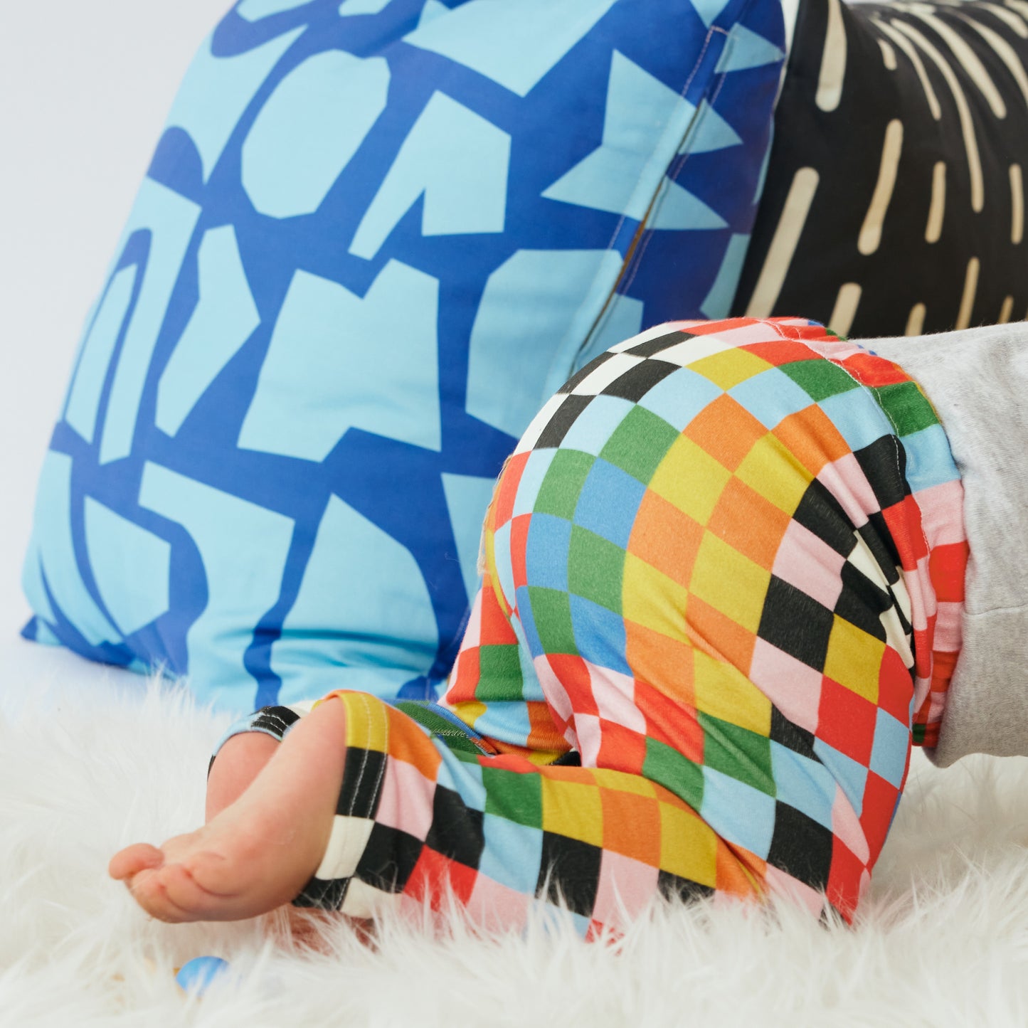 Baby & Kid Organic Leggings - Circus Checkers