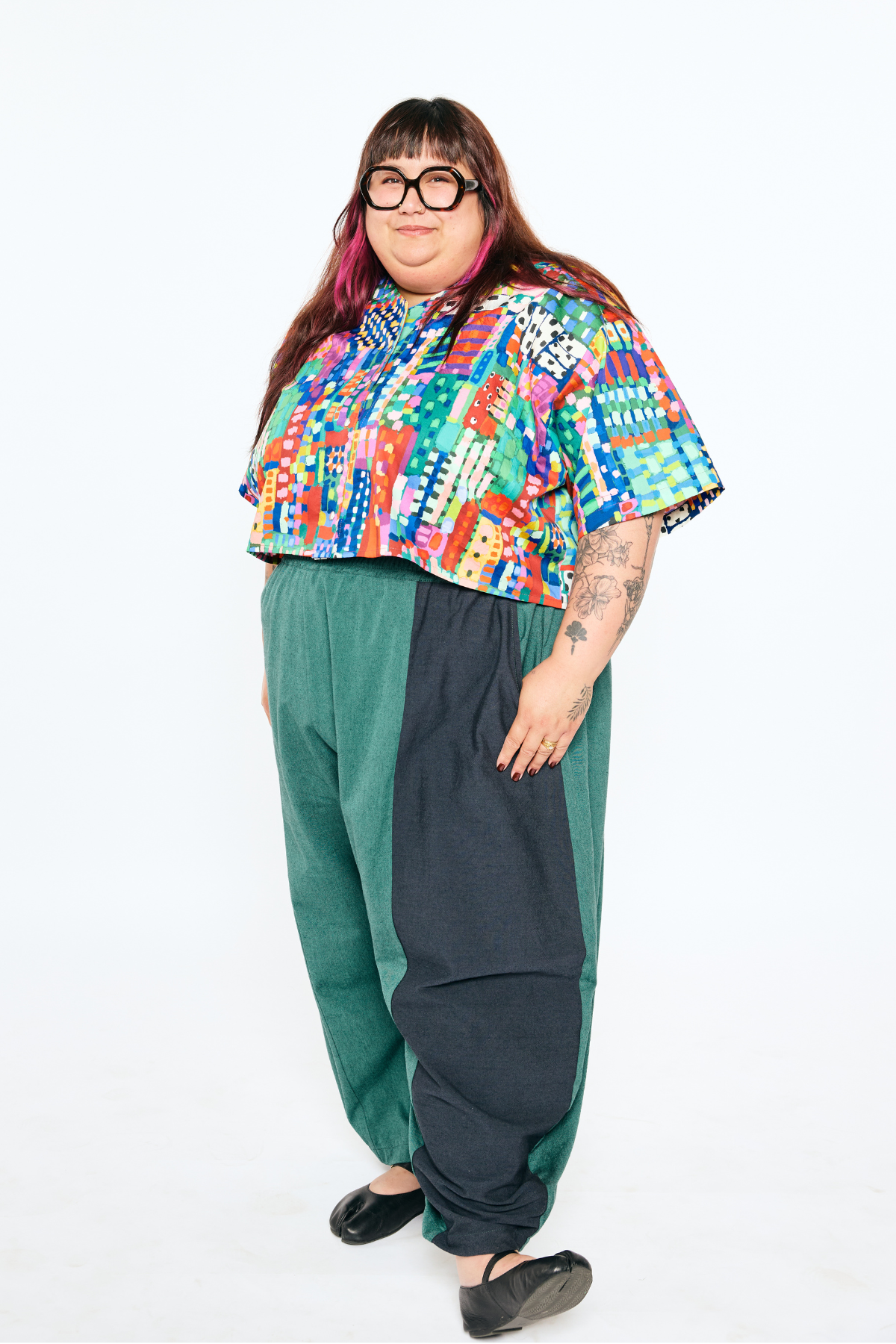 Grown-up Cropped Top - Blooming