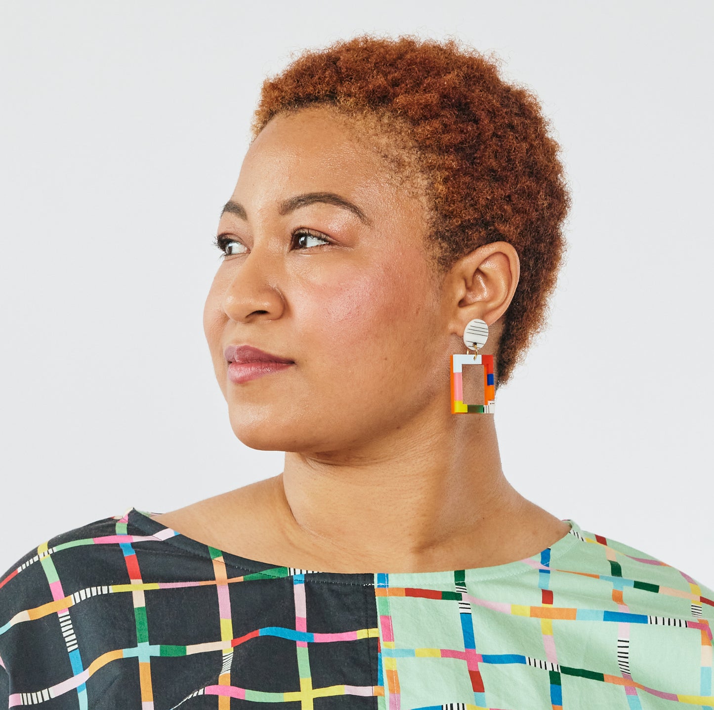 khromophilia collab square earrings