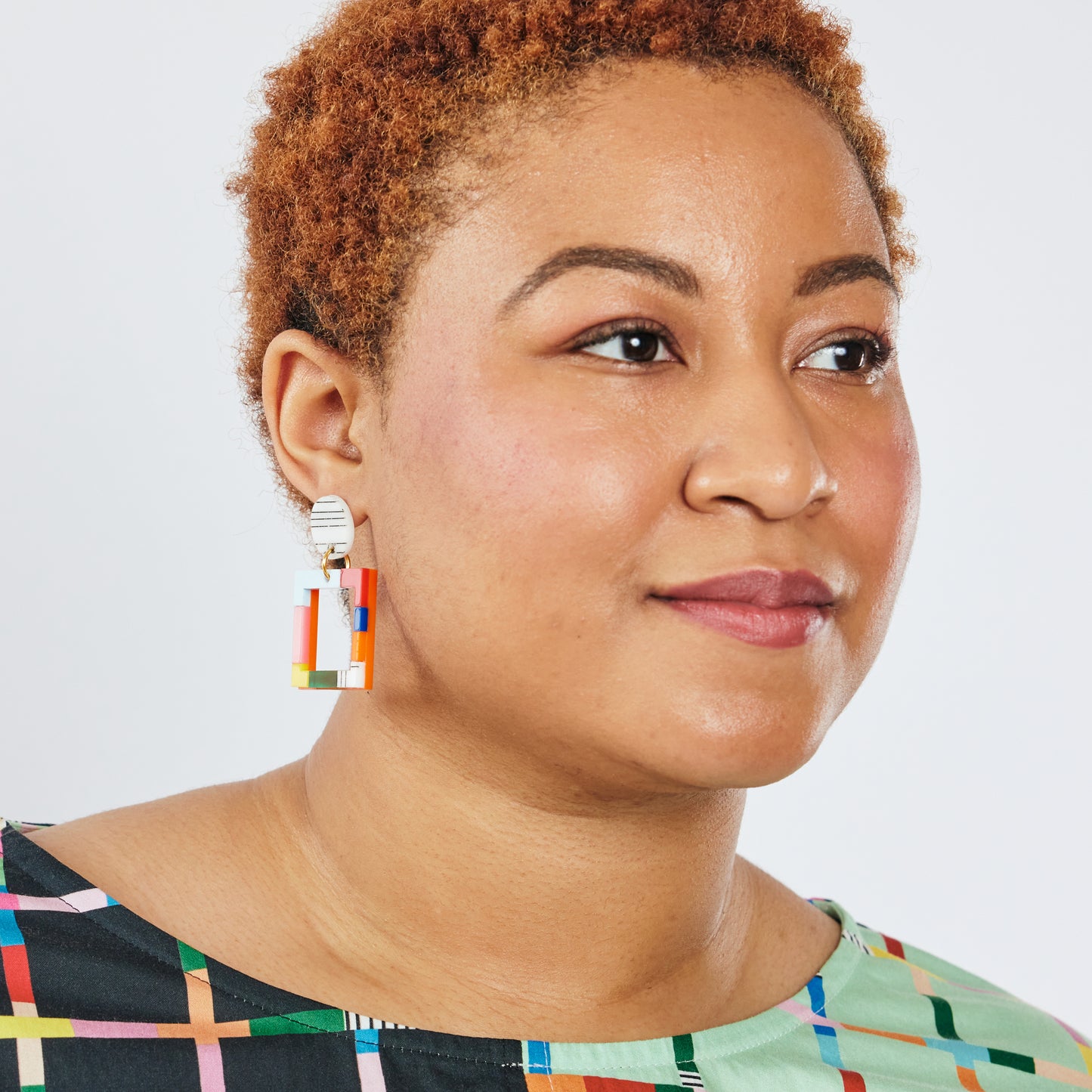 khromophilia collab square earrings