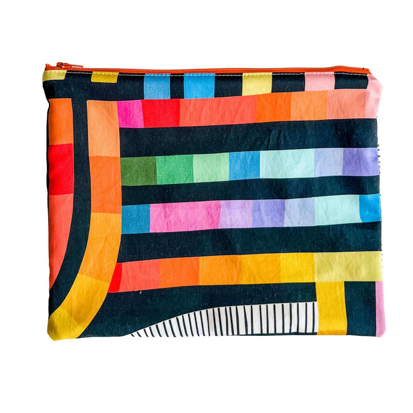 Zipper Pouch - Rainbow Road