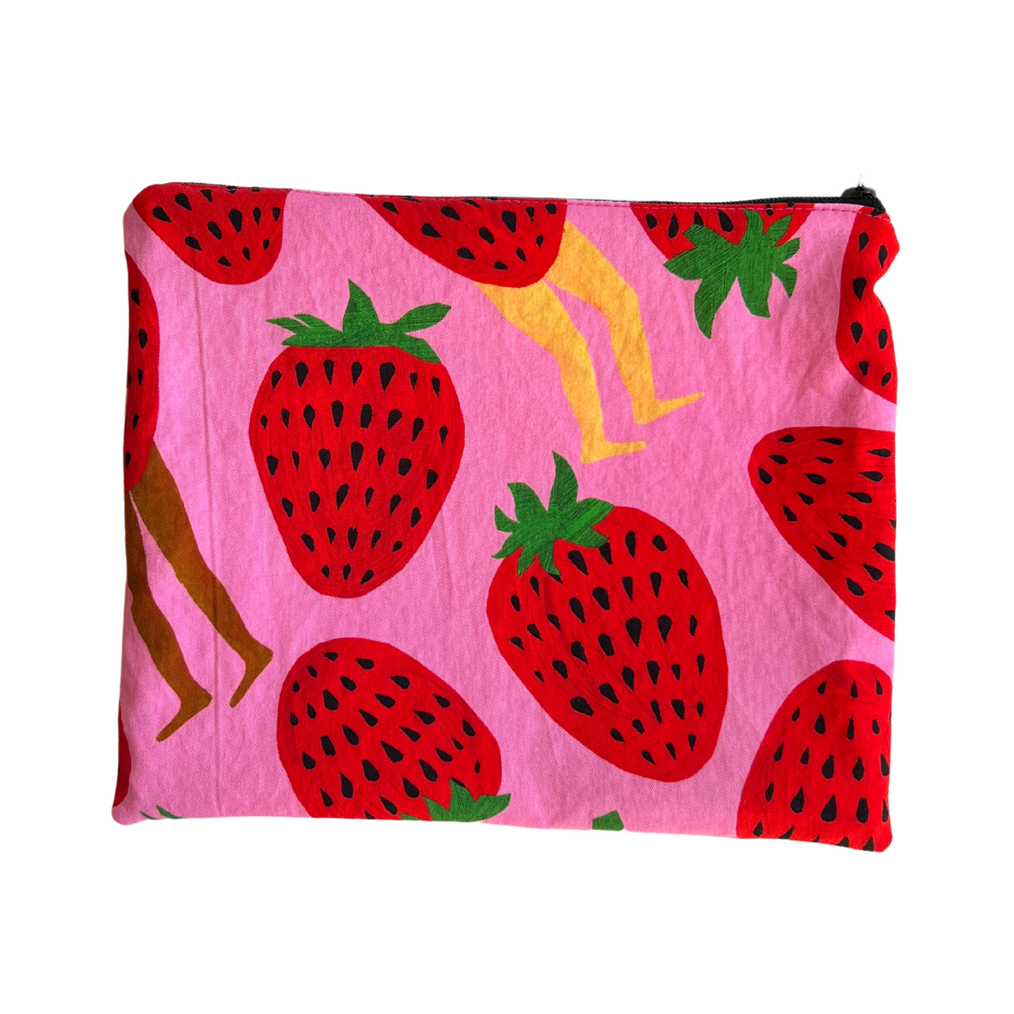 Zipper Pouch - Walking Strawbs