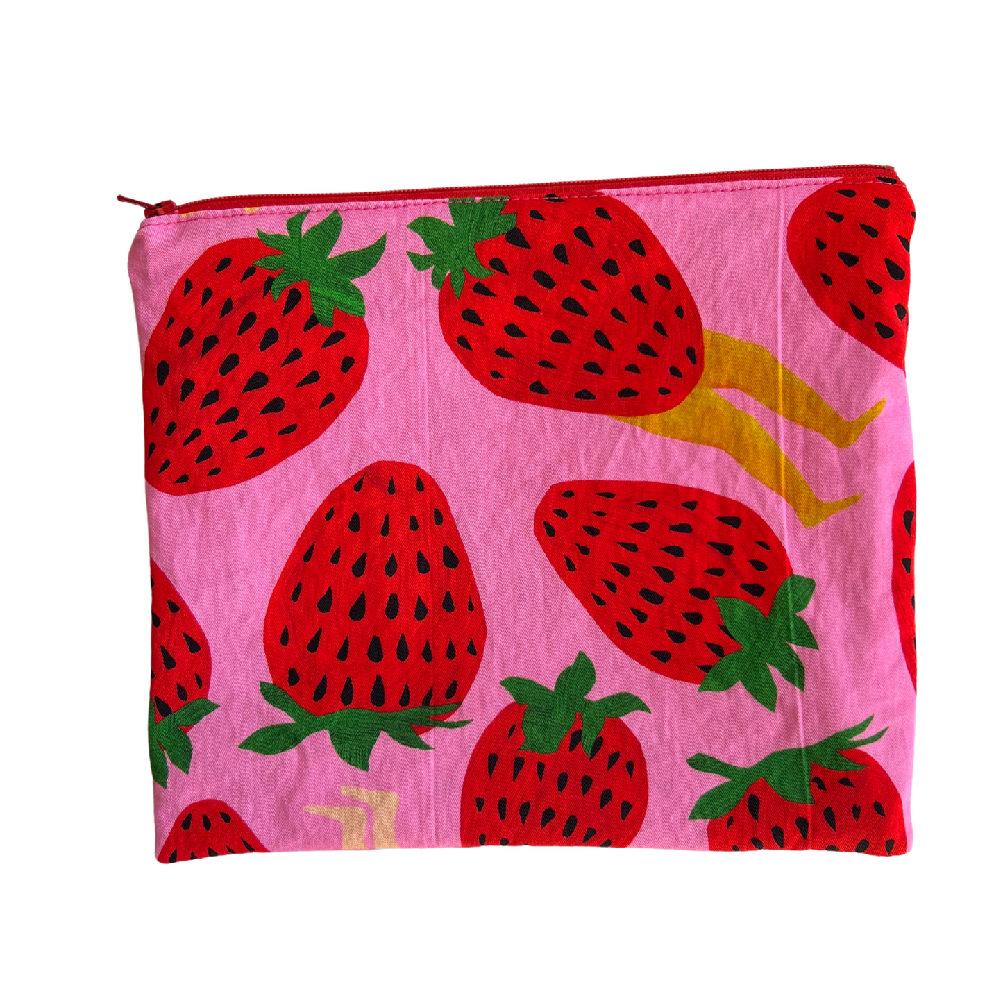 Zipper Pouch - Walking Strawbs