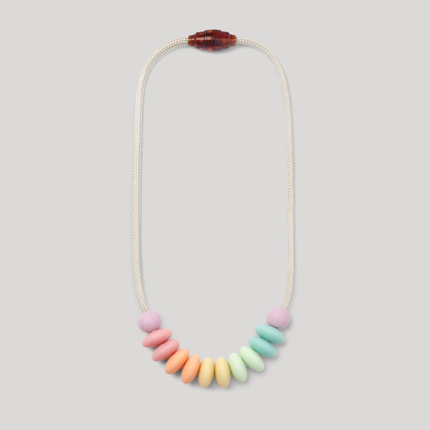January Moon - Rainbow Sherbet Sensory Necklace
