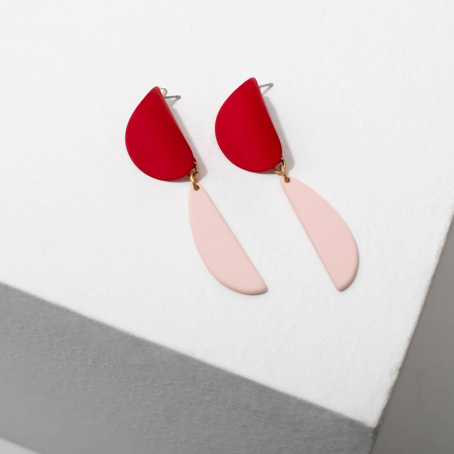 Yayoi Earrings: Red