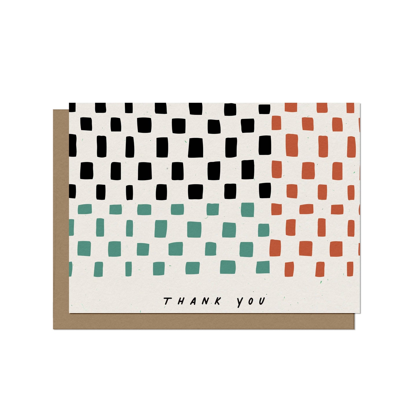 Thank You Checkered - Blank Inside