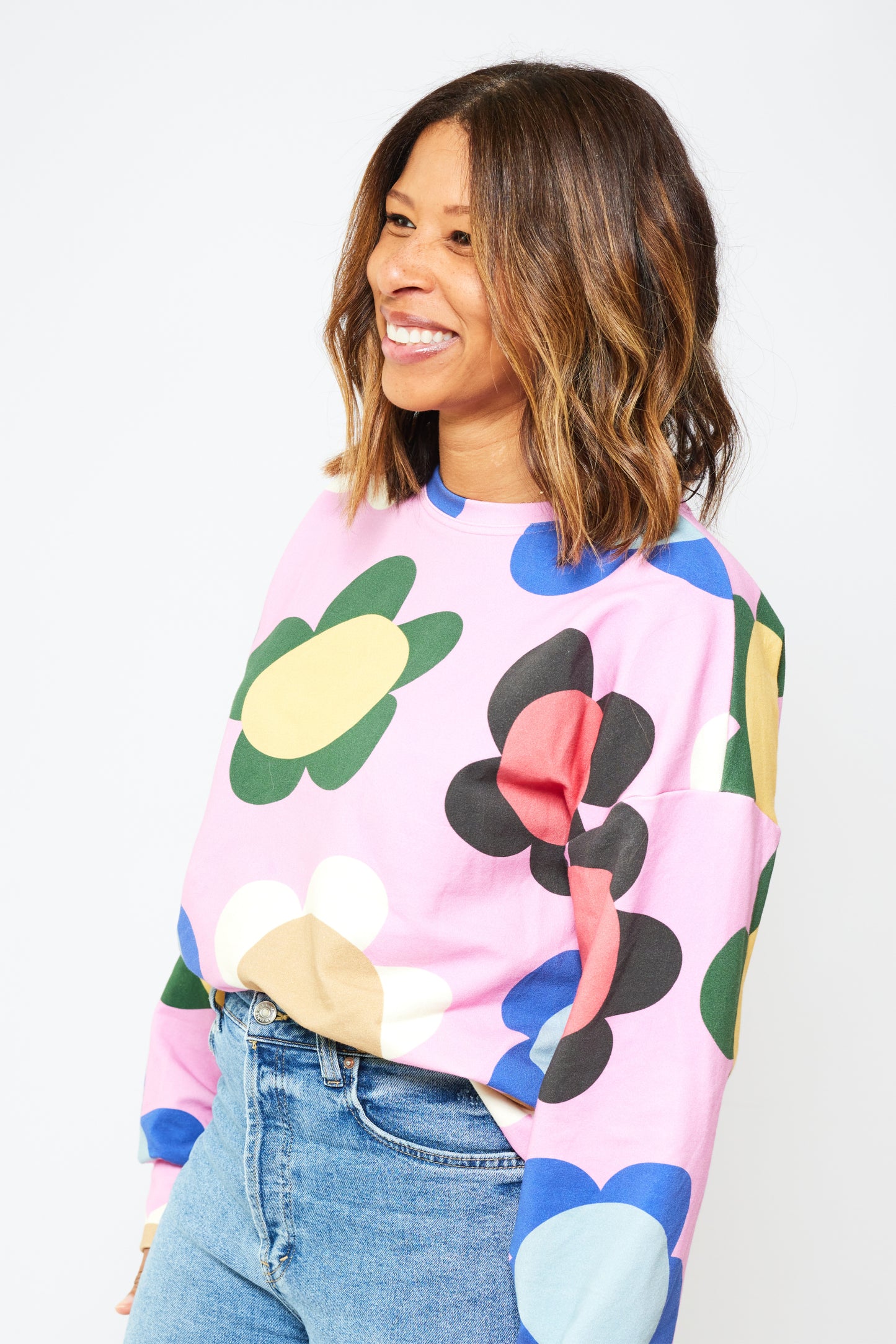 Grown-up Organic Sweatshirt - Blossom