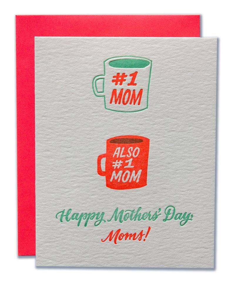 #1 Moms Card - LGBTQ Mother's Day Card