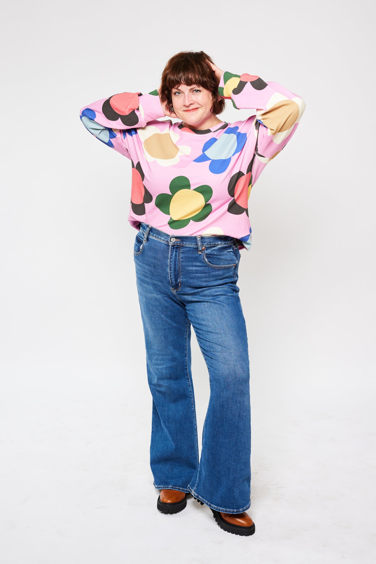 Grown-up Organic Sweatshirt - Blossom