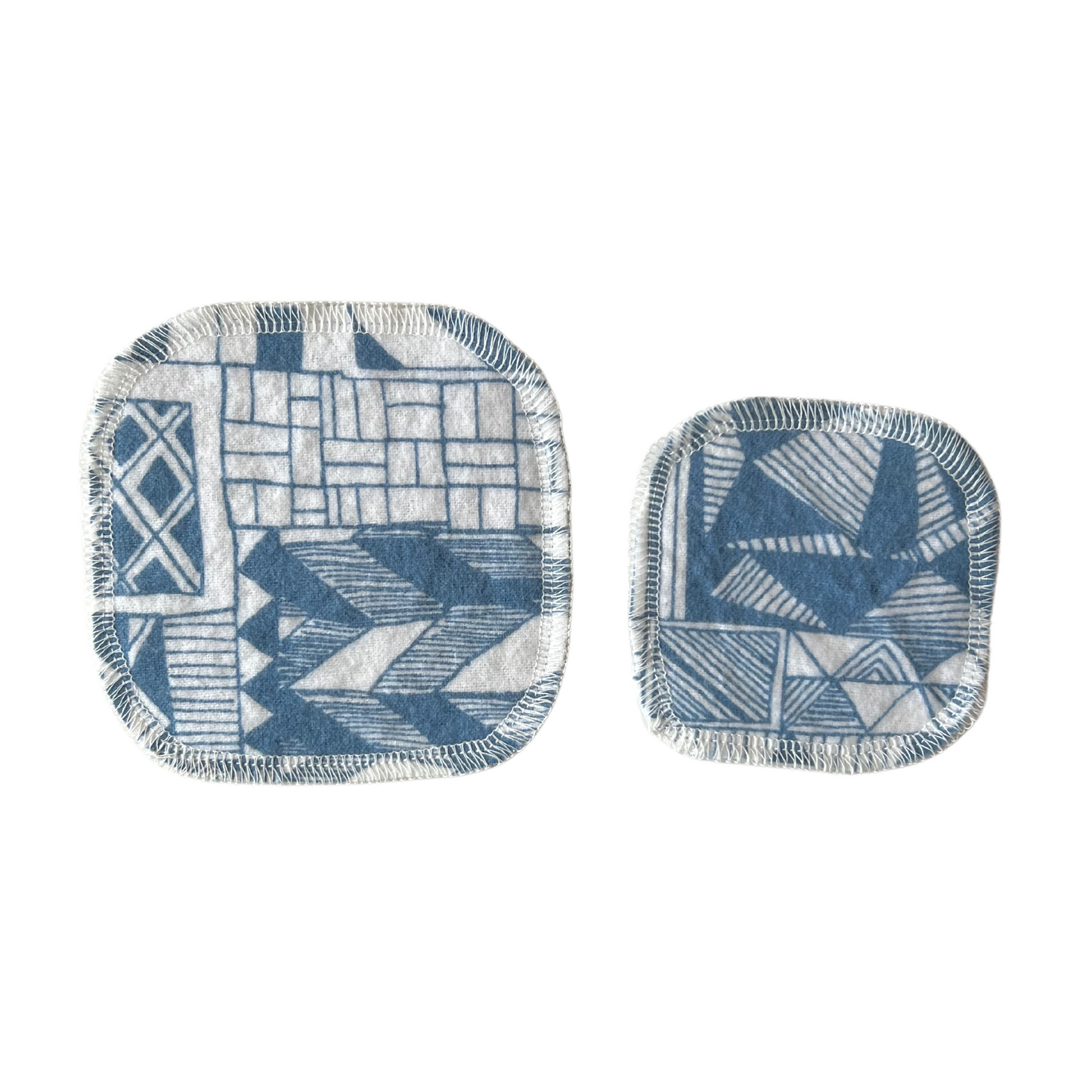 Large Re-usable Cotton Facial Rounds - Pack of 4 Rounds