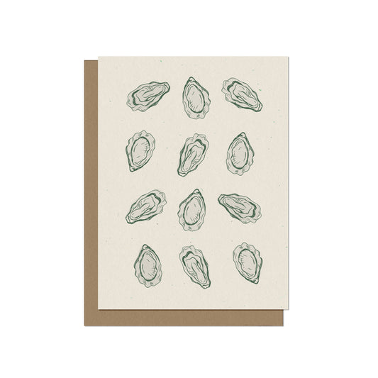 Oysters - Blank Card