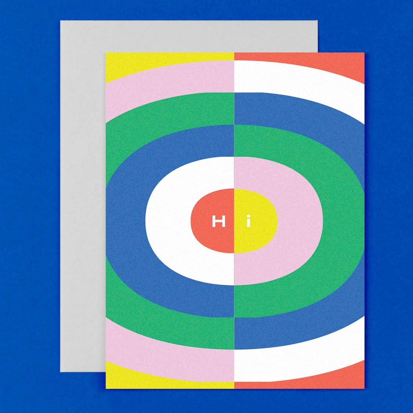 Circles in Circles Hi Card - Blank Inside