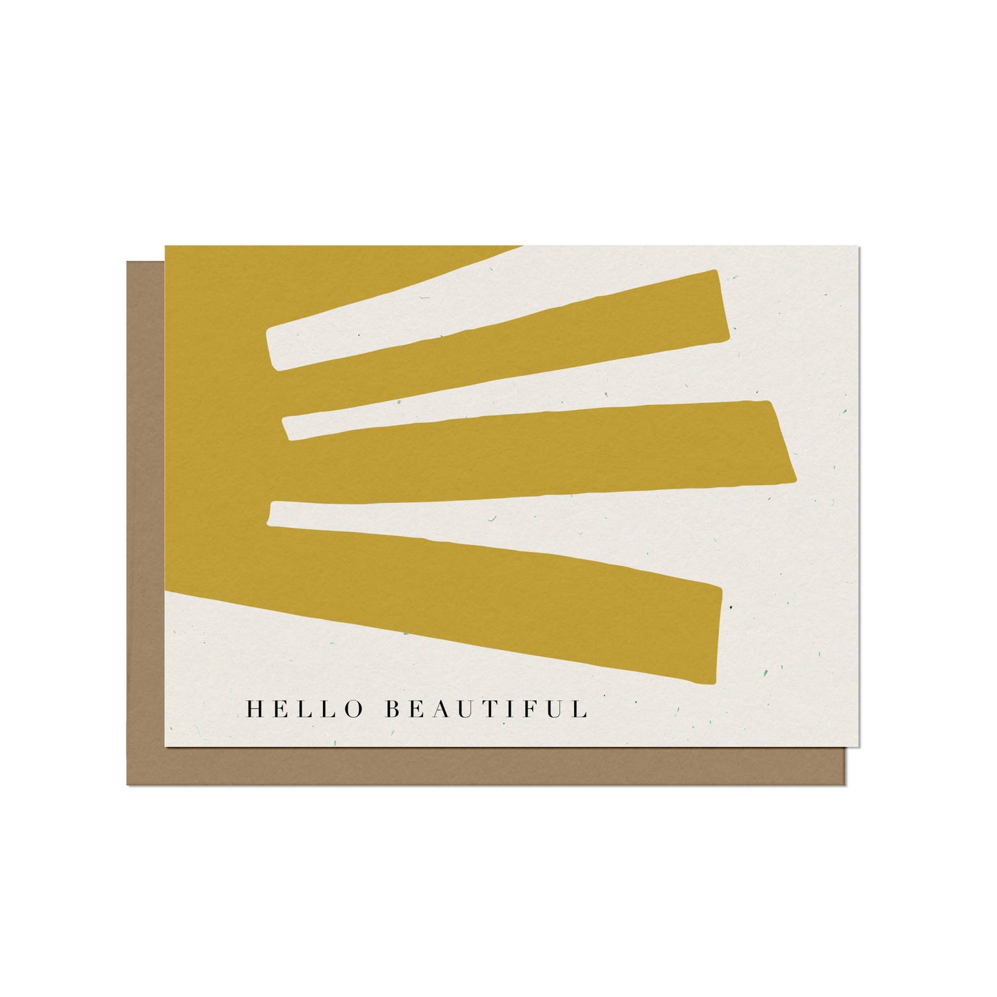 Hello Beautiful Card - Blank Inside