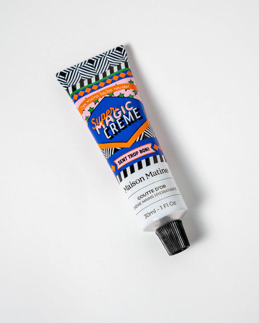 Tube of Maison Matine Hand Cream  on a white background