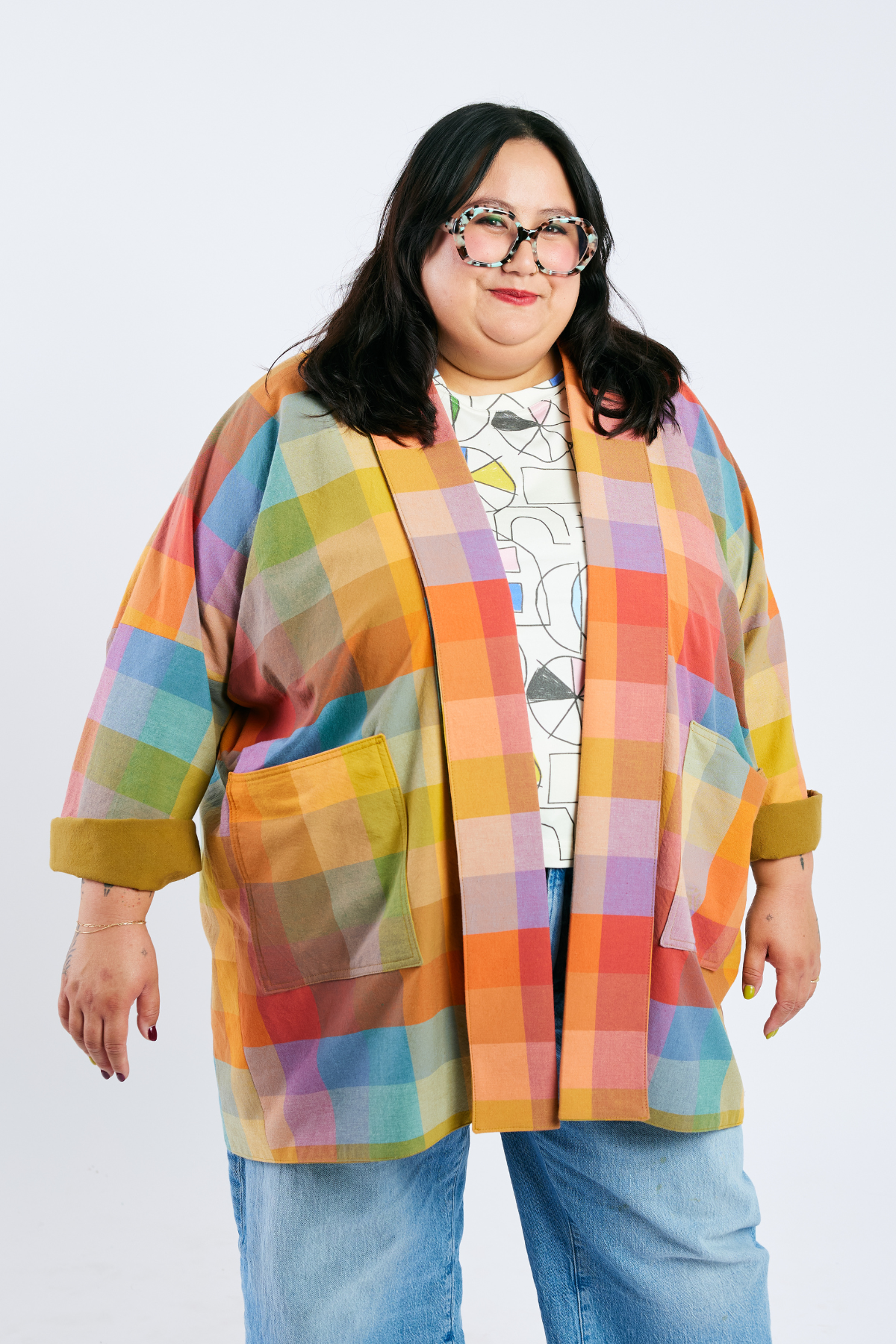 Open Front Cardigan Jacket - Golden Hour