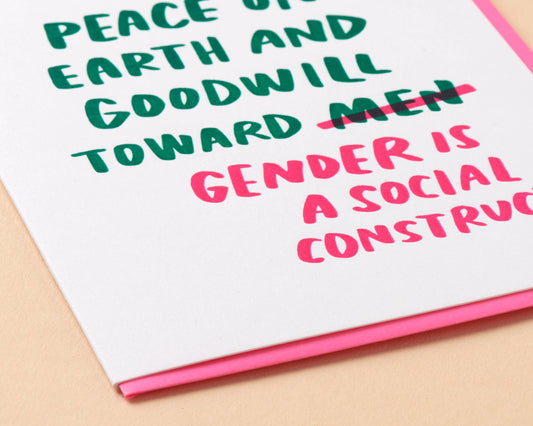 Goodwill/Gender is a Social Construct - Holiday Card