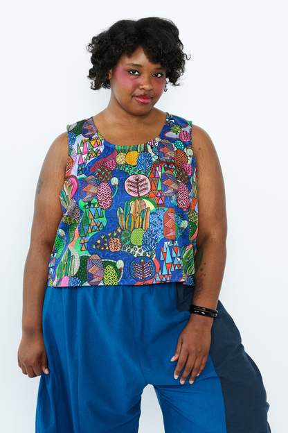 Grown-up Cotton Tank - Hinoki