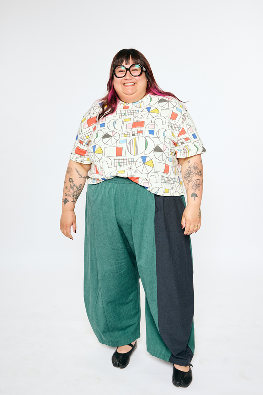 Grown-up Statement Pants - Mossy