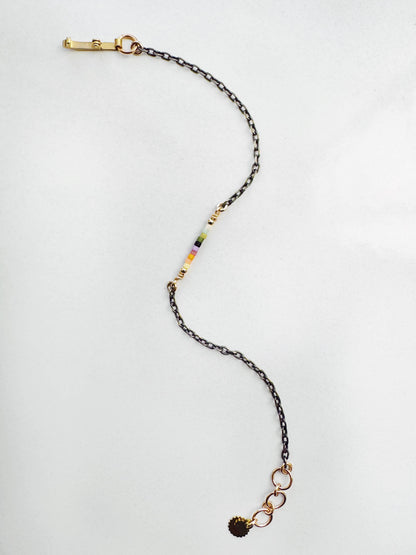 Beaded Bracelet - Andromeda Ombre Glass Beads