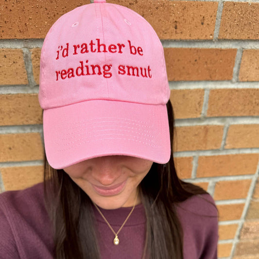 I'd Rather Be Reading - Cotton Baseball Hat