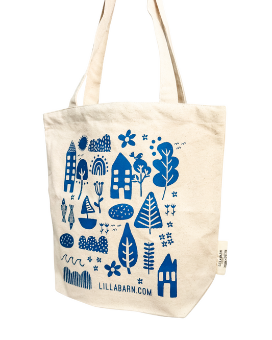 Organic Cotton Tote Bag - Lilla Barn