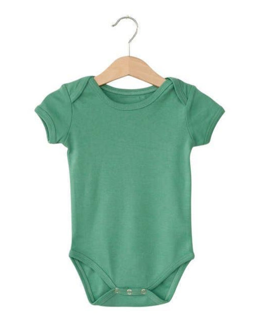 Organic Short Sleeve Baby - Bodysuit - Green