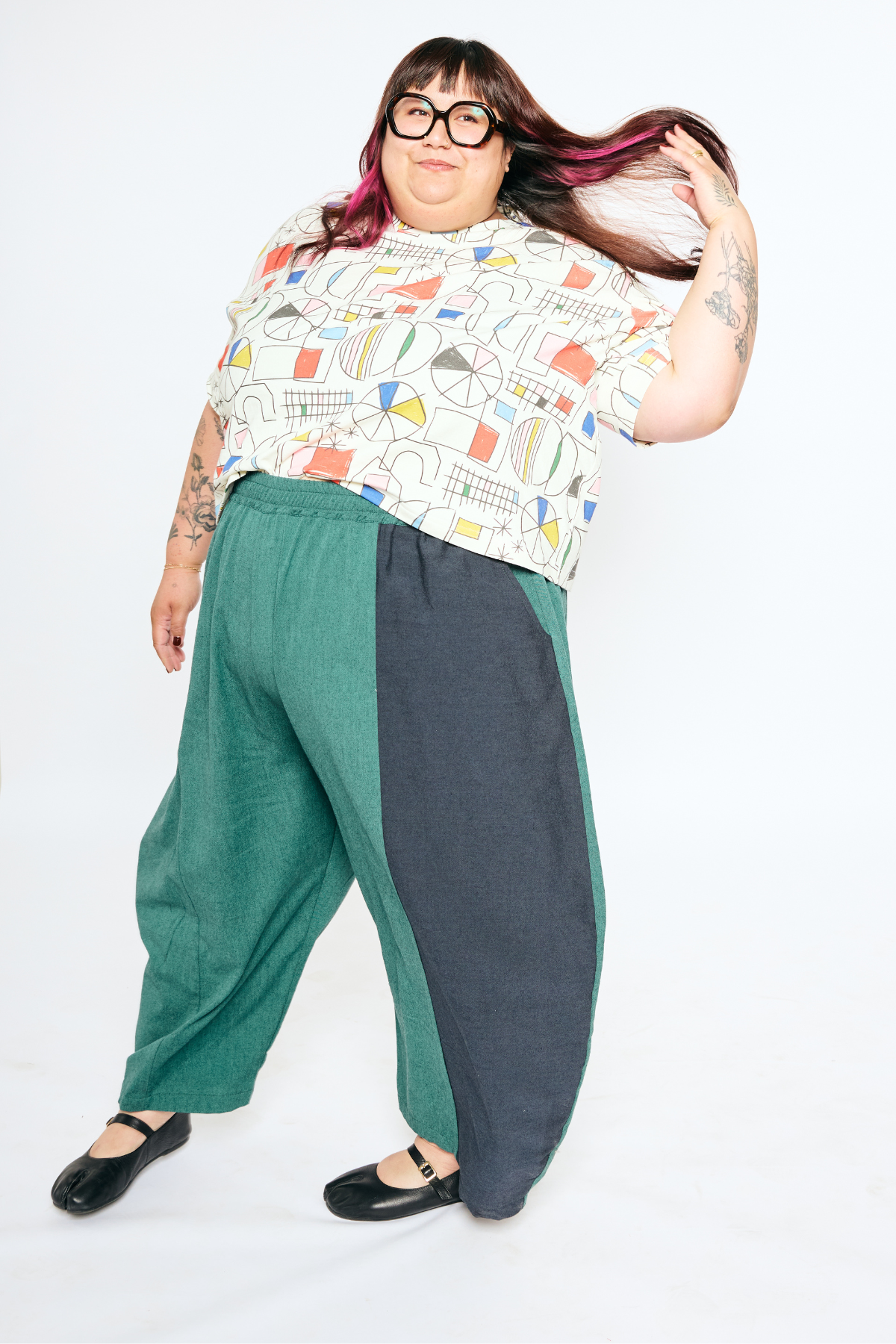 Grown-up Statement Pants - Mossy