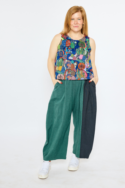 Grown-up Statement Pants - Mossy