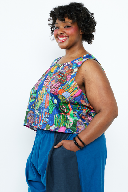Grown-up Cotton Tank - Hinoki