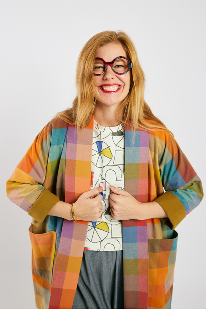 Open Front Cardigan Jacket - Golden Hour